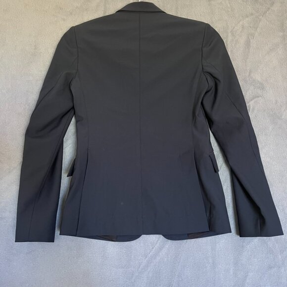 R.J. Classics Navy Show Coat, Girls Size 14R grey label washable - Picture 5 of 9